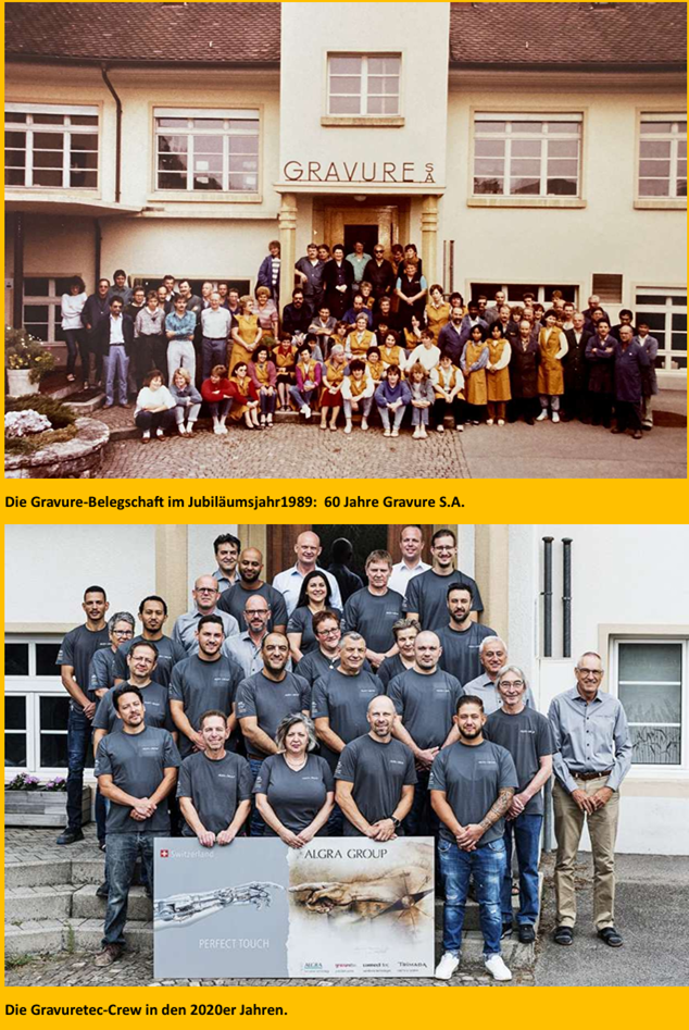 1989 / 2020 Belegschaft Gravure